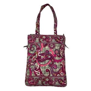 Vera Bradley Laptop Computer Carry Bag Zippered Pink